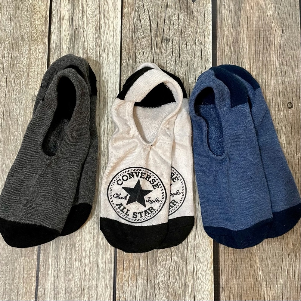 Converse | Set of 3 No Show Socks